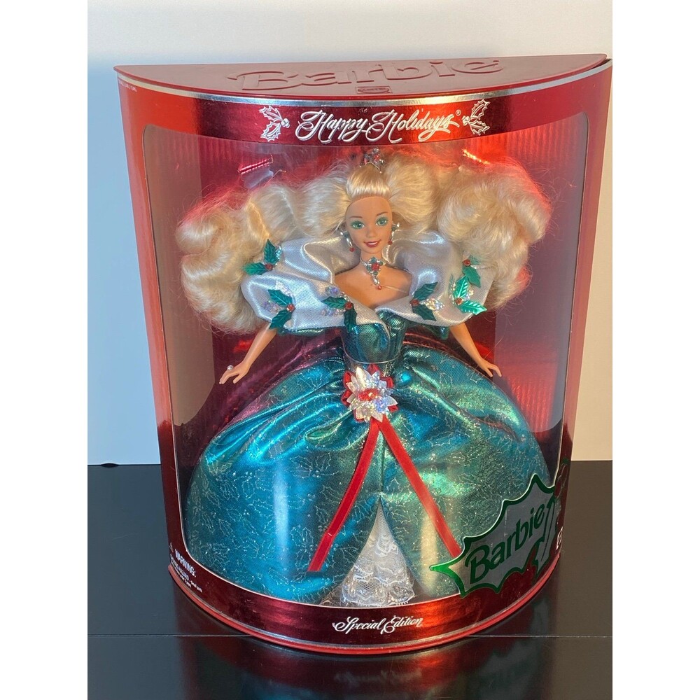 Happy Holidays Barbie 1995 Special Collector Edition – Emerald Green Gown – NRFB